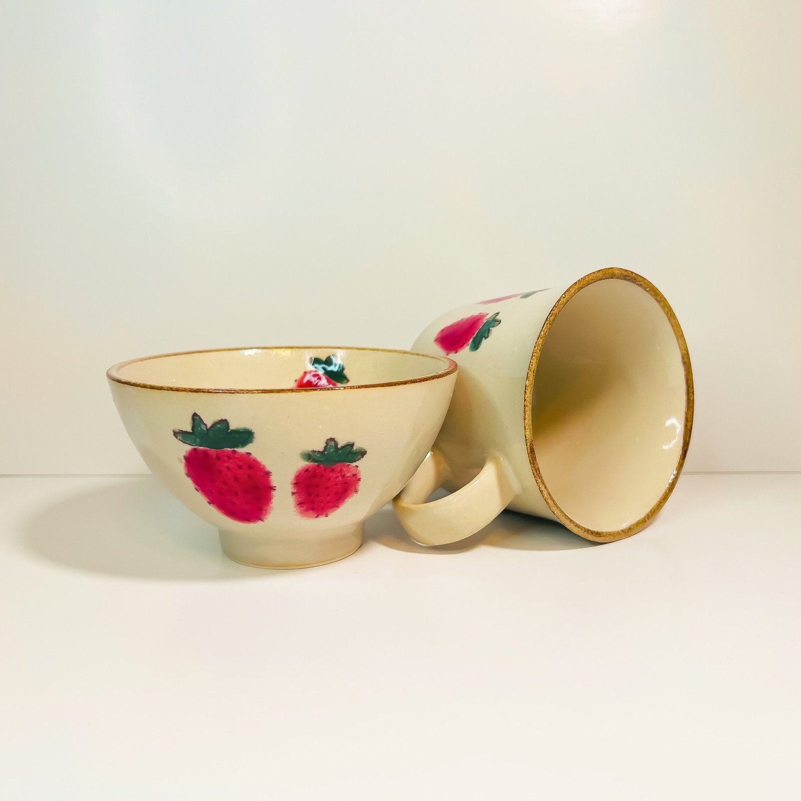 IZAWA Rice Bowl Strawberry 360 ml - Image 4