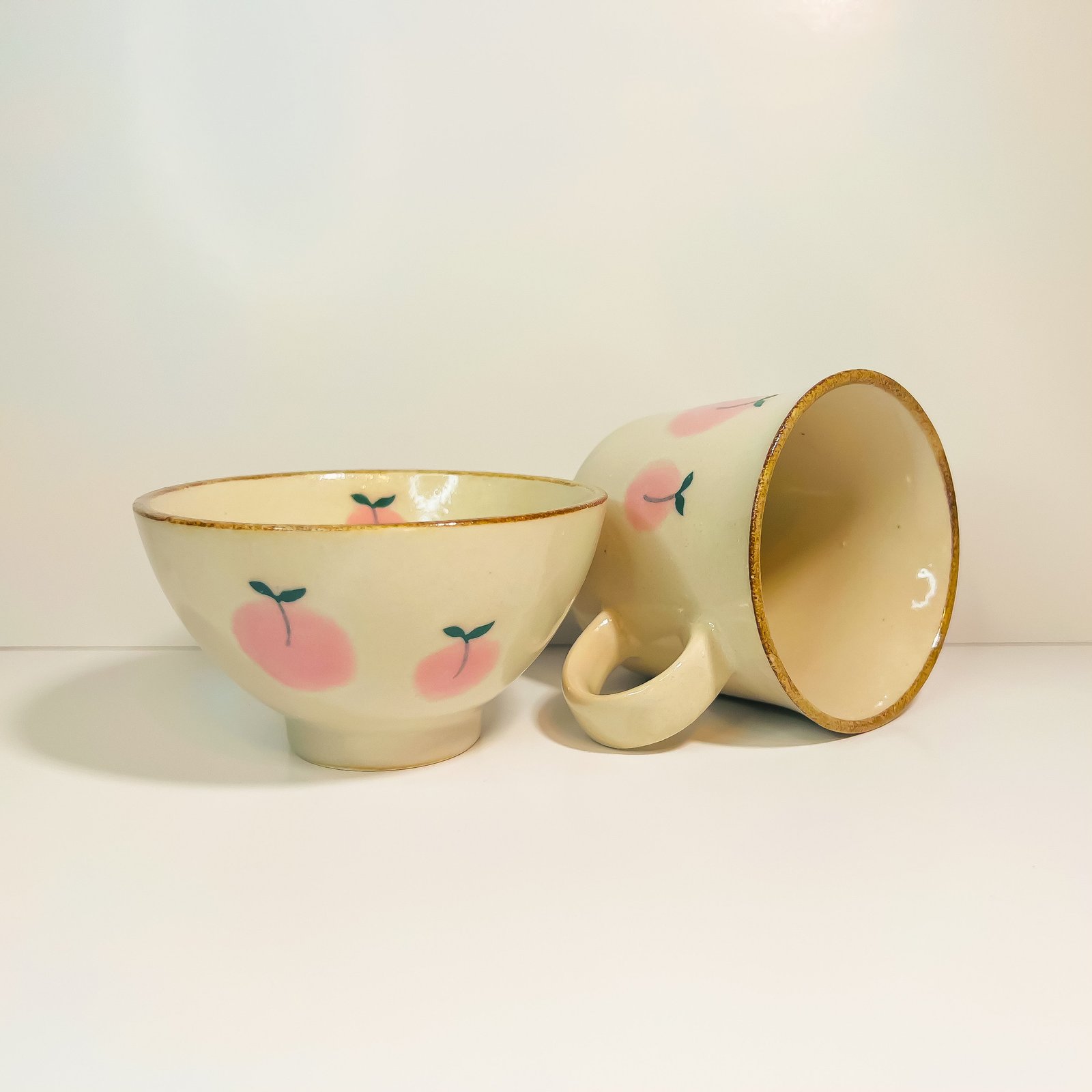 IZAWA Rice Bowl Peach 300 ml - Image 4