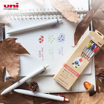 uni-ball Ballpoint Pen uni-ball ONE A/W 0.5mm Autumn 3 Colour