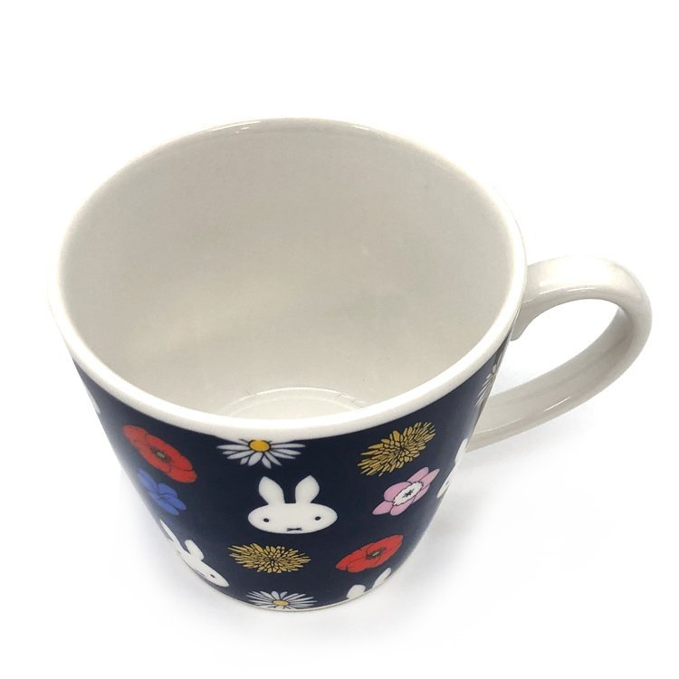 Miffy Floral Series Mug ( Navy ) - Image 3