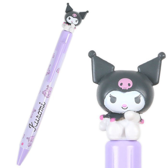 Japan Sanrio Mascot Ball Pen - Kuromi