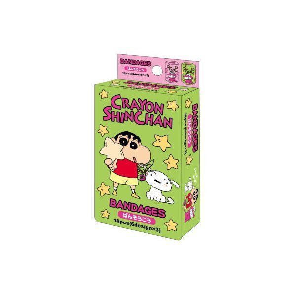 Crayon Shin-chan Diverse Plaster Chocobi 18 Pcs