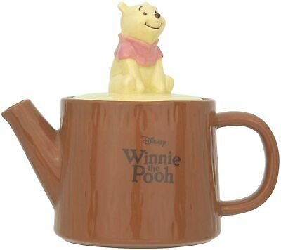 Disney Winnie the Pooh Tea Pot, 12.8 fl oz (380 ml), Brown