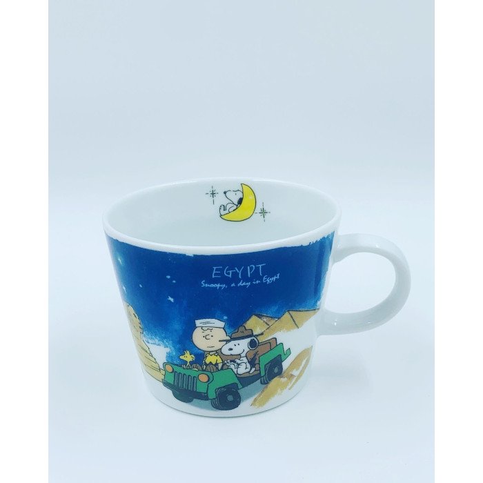 Alternative view of Mug, White, 11.2 fl oz (340 ml), Snoopy World Travel Mug Egypt