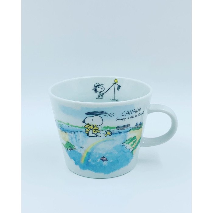 Mug, White, 11.2 fl oz (340 ml), Snoopy World Travel Mug Canada