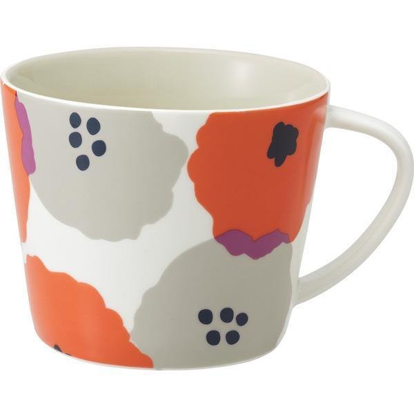 Wpc. Patterns Mug, Peony Red