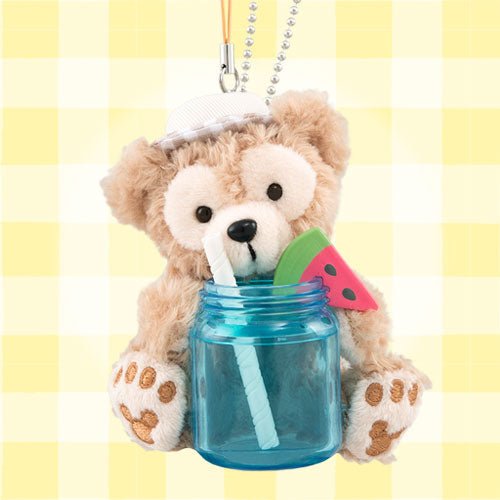 Tokyo Disney Resort - Duffy & Friends "Tasty Summer Surprise" Collection x Duffy with Juice Plush Keychain