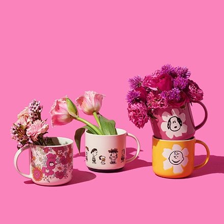 Afternoon tea x peanuts collaboration Mug Set of 4