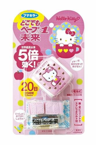 VAPE NO.1 Insect Repellent Set Hello Kitty (main body+ hange) 20 days From Japan