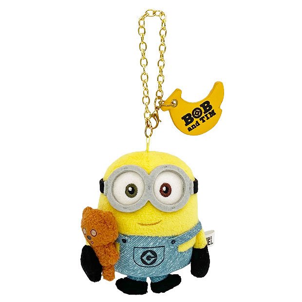 USJ Minion Mascot Keychain (Bob & Tim)