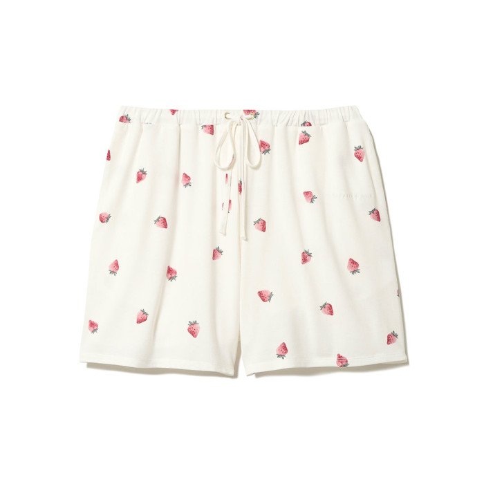 Alternative view of GELATO STRAWBERRY PATTERN SHORTS