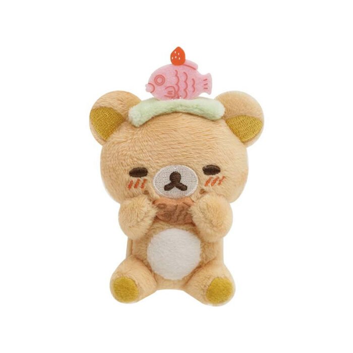 Alternative view of Plush Tissue Case Rilakkuma Okashina Yuenchi
