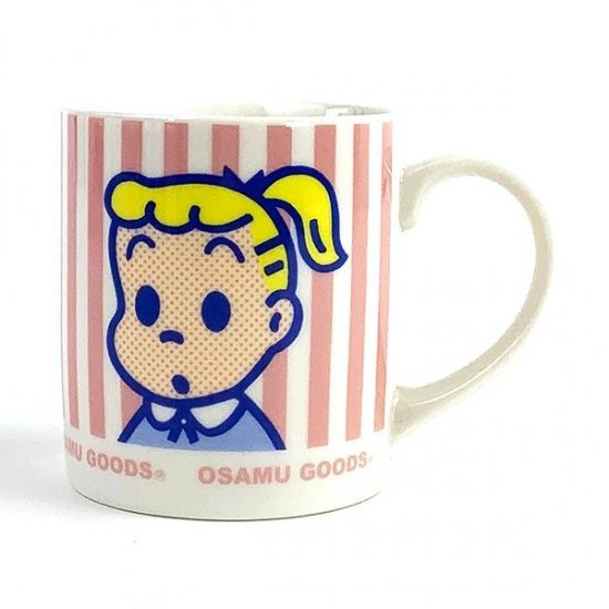 Osamu Jill Mug Cup Stripe Pink