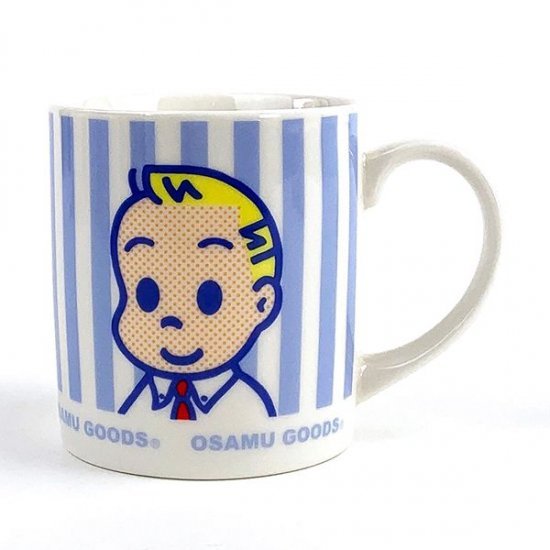 Osamu Jack Mug Cup Stripe Blue