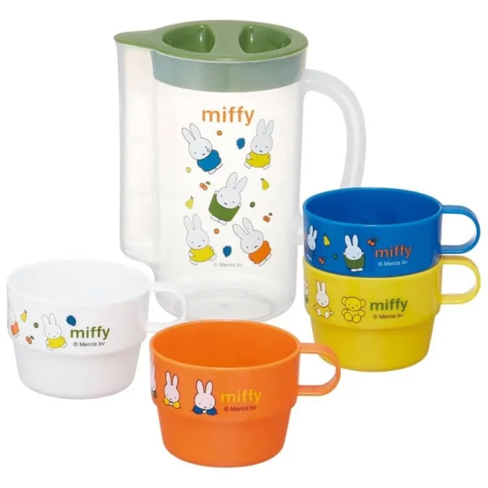 Stacking cup 4P set plastic cup outdoor with Miffy case