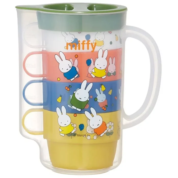 Alternative view of Stacking cup 4P set plastic cup outdoor with Miffy case