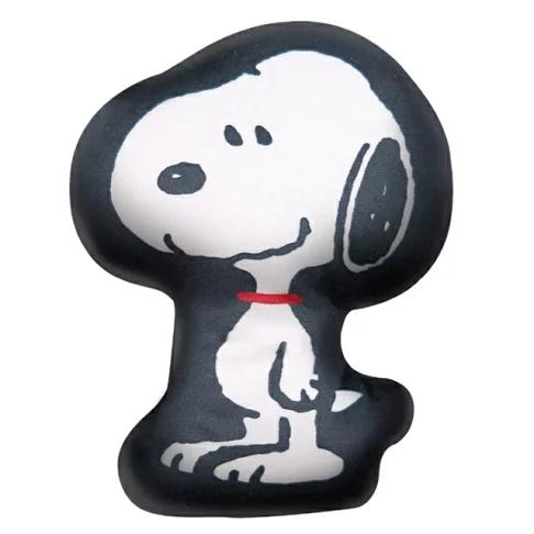 Small auditorium Snoopy flannel seat belt cover (black and white standing style)