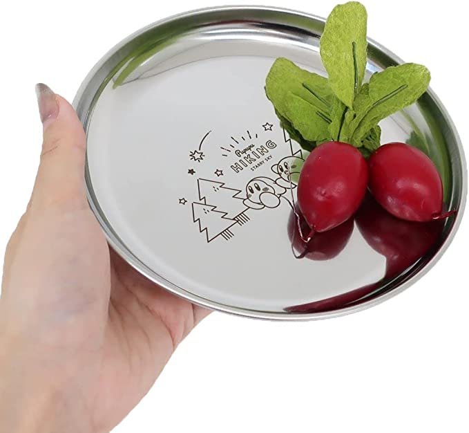 Alternative view of Kirby Starry Sky Star Stainless Camping Plate