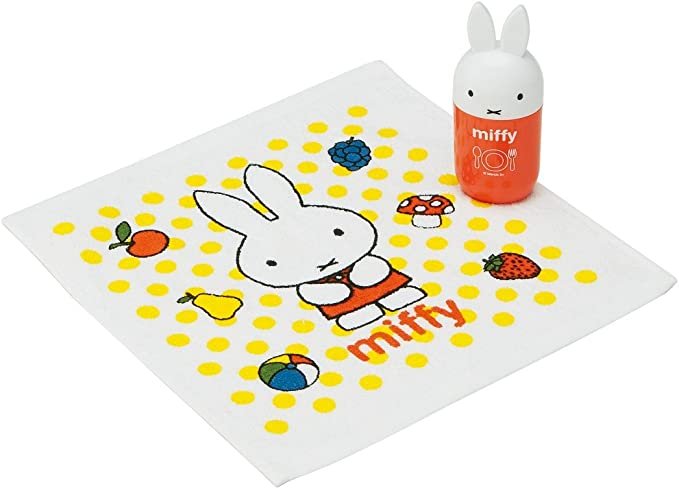 Skater OA6D Miffy Portable Die Cut Wet Towel Case