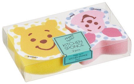Alternative view of Skater Kitchen Sponge 2 Pcs Pooh Scrub