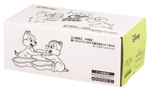 Alternative view of Disney Fluorine Processing IH Supported Frying Pan Glass 3-unit Set Badge