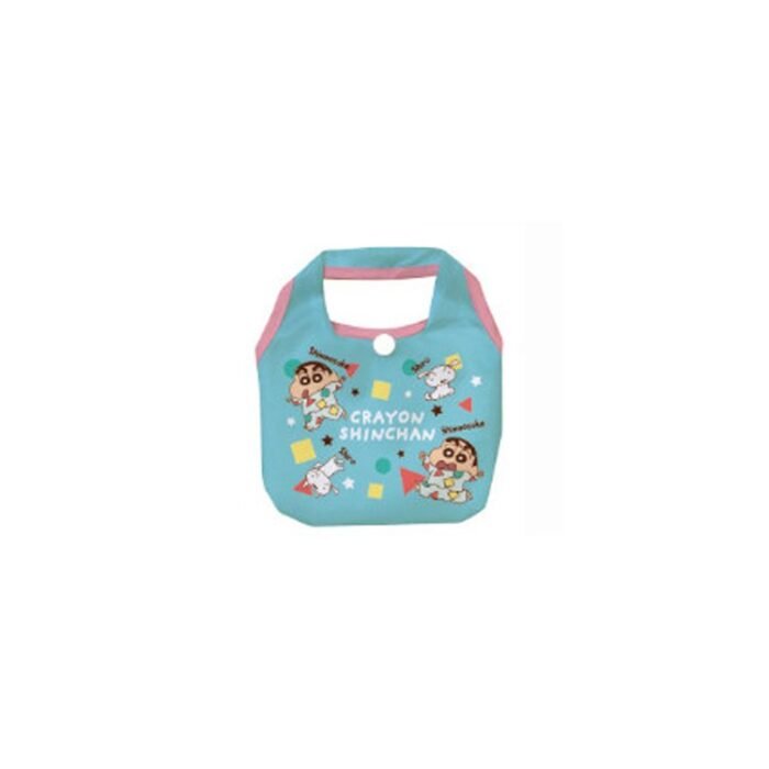 Alternative view of Crayon Shin-chan Eco Bag Light Blue with Mini Bag Compact Shopping Bag