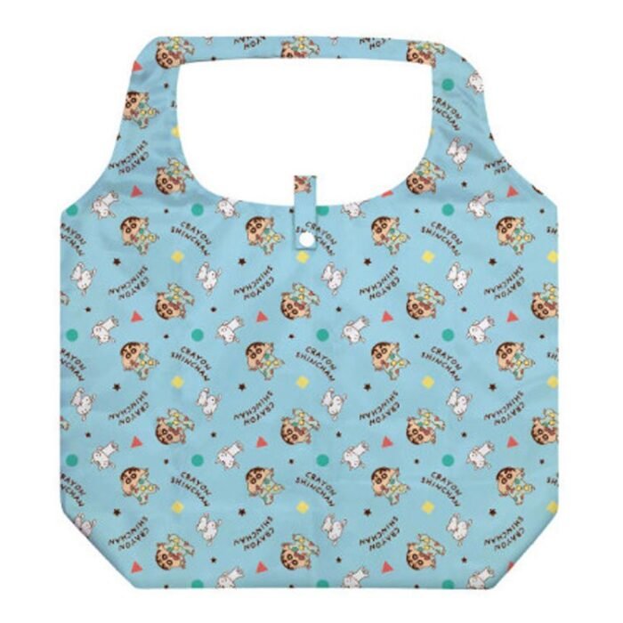 Crayon Shin-chan Eco Bag Light Blue with Mini Bag Compact Shopping Bag