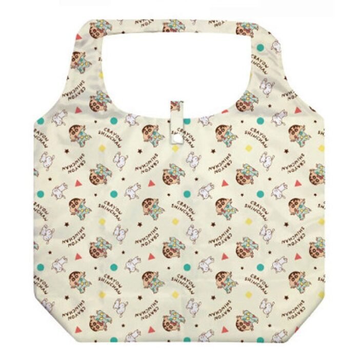 Crayon Shin-chan Eco Bag Cream with Mini Bag Compact Shopping Bag