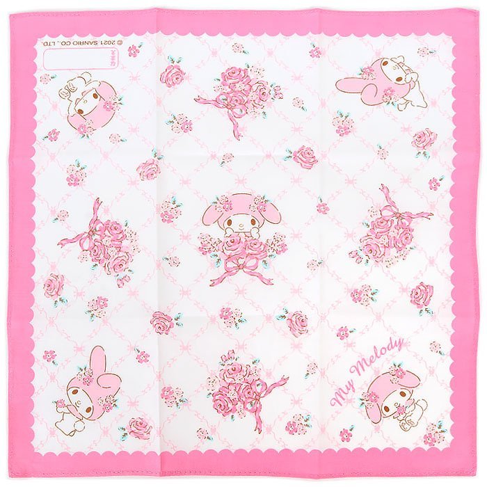 Japan Sanrio Handkerchief - My Melody / Flower