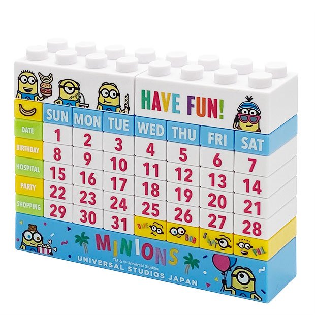 USJ Minion Block Calendar