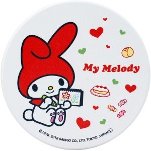 Water Absorption Coaster My Melody Pottery Grilled Material Diatomaceous Earth