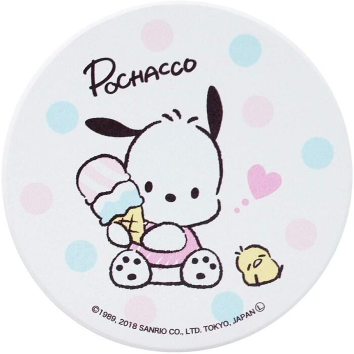 Water absorption coaster Pochacco ice cream
