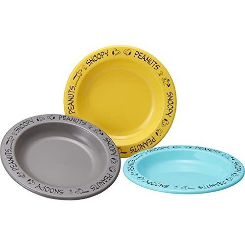 Snoopy Peanuts Small Plate Set of 3