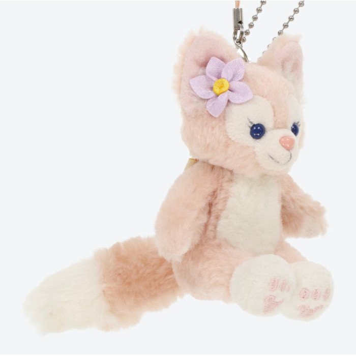 Alternative view of Tokyo Disney Resort - Duffy & Friends Linabell x Linabell (Sitting) Plush Keychain