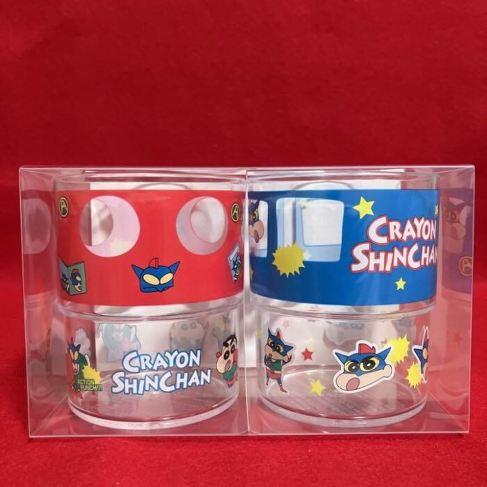 Crayon Shin-chan Stacking Cup Set of 2 Action Kamen