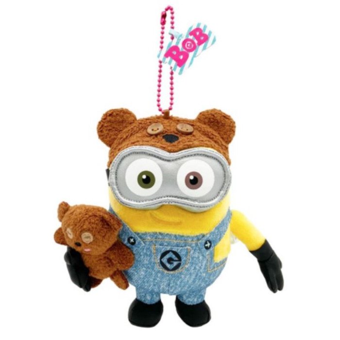 USJ Minion Mascot Keychain (Bob & Tim)