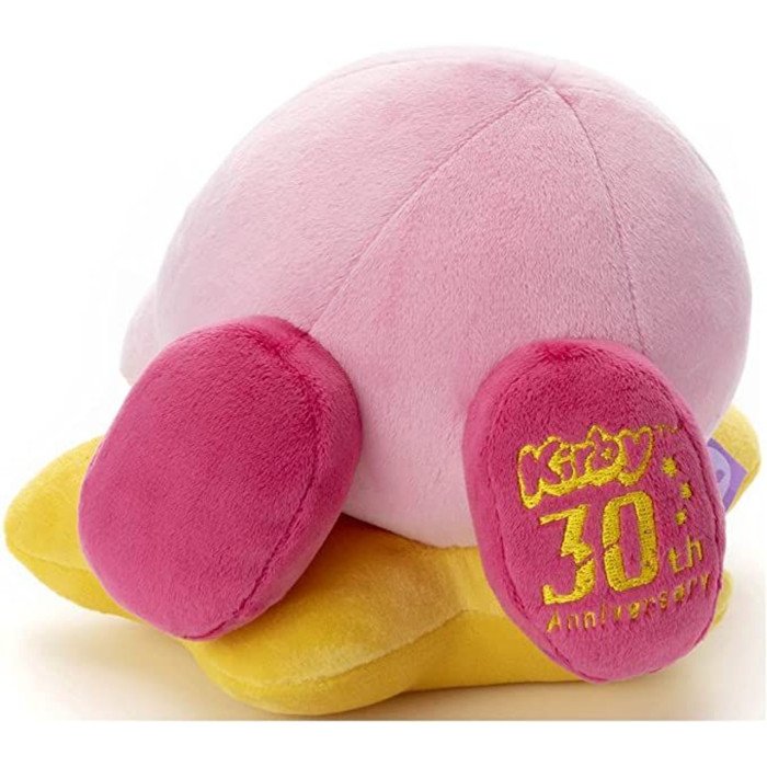 Alternative view of Takara Tomy A.R.T.S Kirby of the Stars Plush Toy 30th Anniversary Sleeping Friend Kirby S