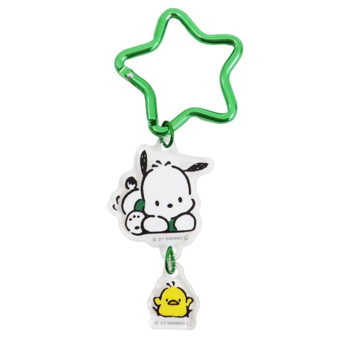 Sanrio Carabiner Pochacco Acrylic Key Chain with Carabiner