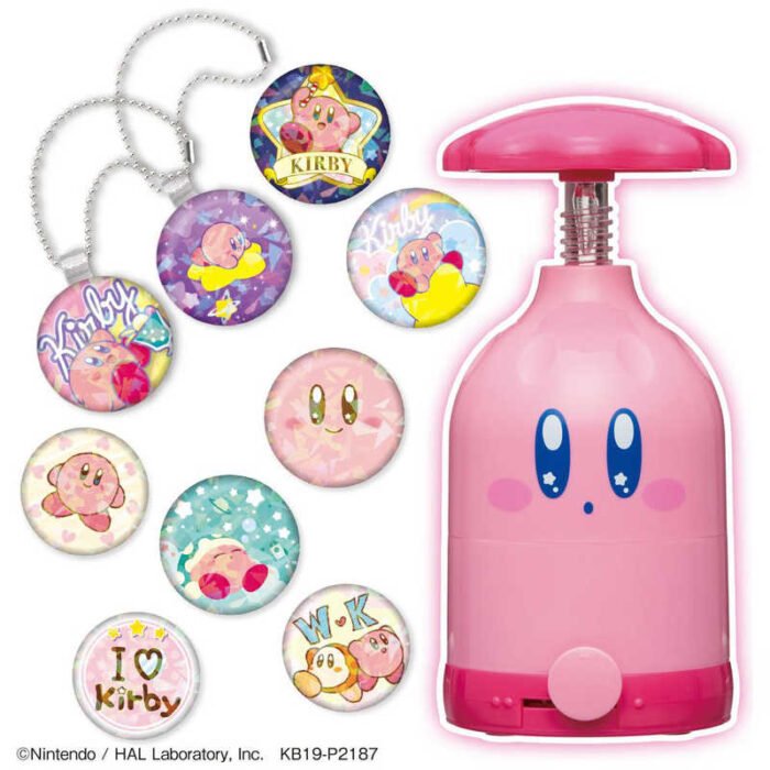 Bandai Kirby Can Badge Goods Set
