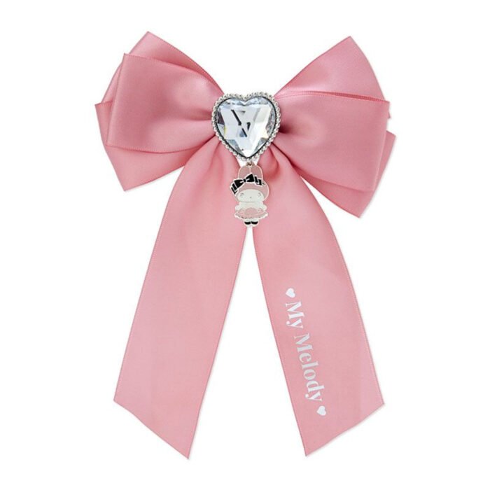 Sanrio Ribbon Hair Clip My Melody / Secret Melokuro