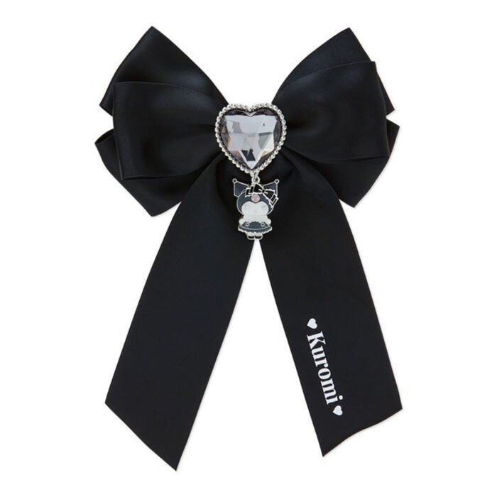 Sanrio Ribbon Hair Clip Kuromi / Secret Melokuro
