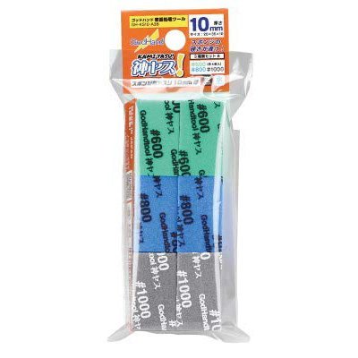 GodHand Kamiyasu-Sanding Stick
  10mm-Assortment Set B (#600, 800, 1000) GH-KS10-A3B for Plastic Models