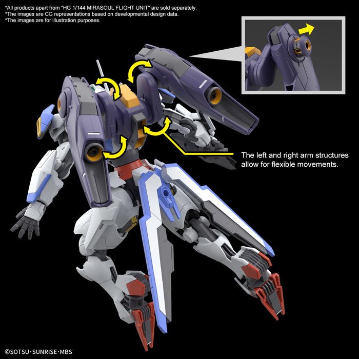 HG 1/144 MIRASOUL FLIGHT UNIT - Image 5