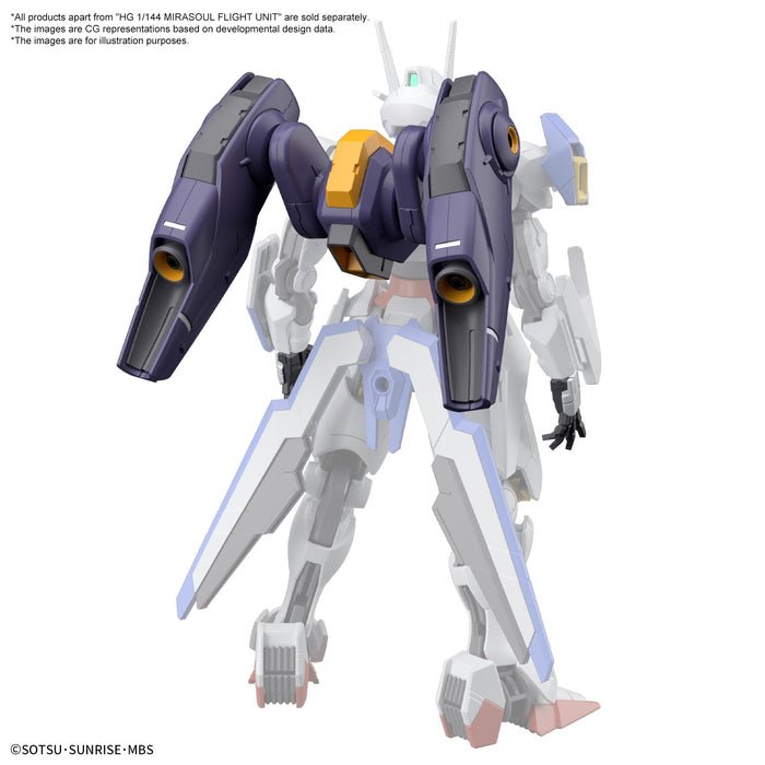 HG 1/144 MIRASOUL FLIGHT UNIT - Image 4