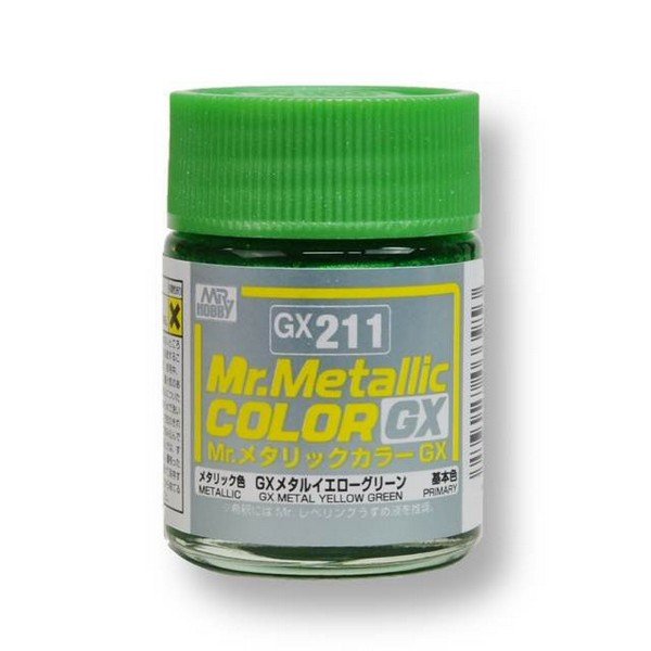 Mr Color GX 211 - GX Metal Yellow Green