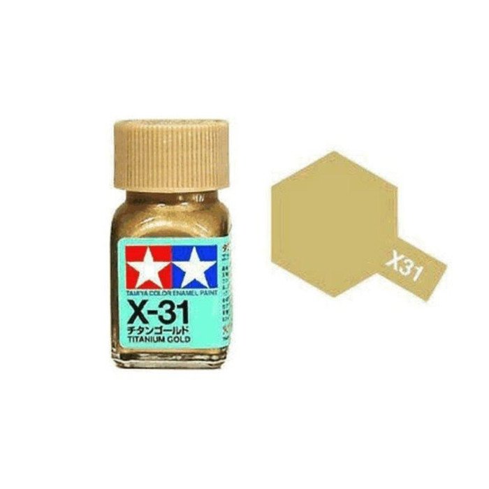 Tamiya Enamel X-31 Titanium Gold