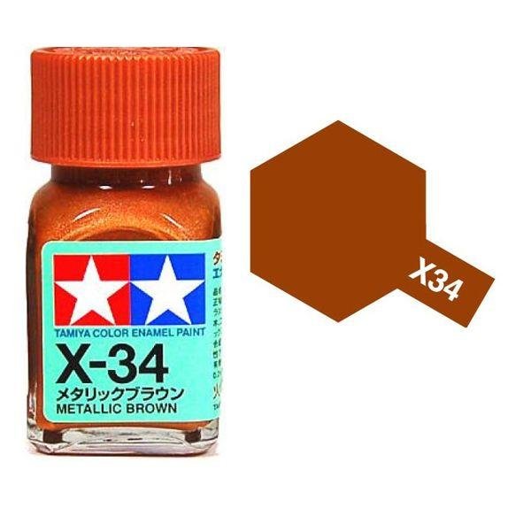 Tamiya Enamel X-34 Metallic Brown