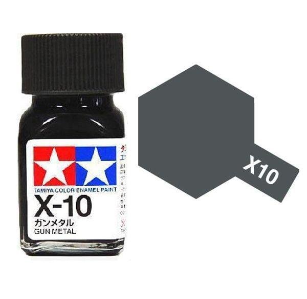 Tamiya Enamel X-10 Gloss Gun Metal