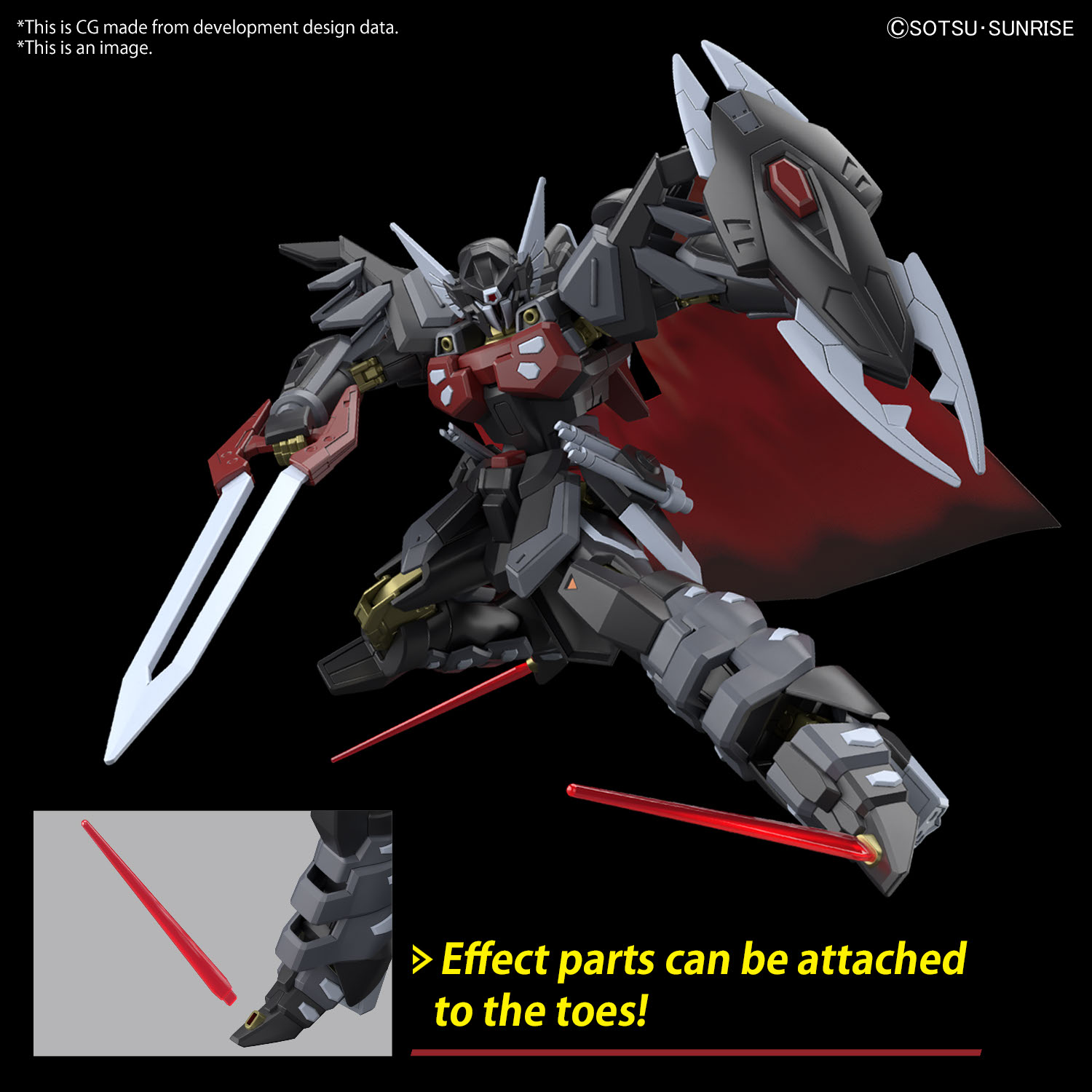 HG 1/144 BLACK KNIGHT SQUAD Shi-ve.A #245 - Image 9