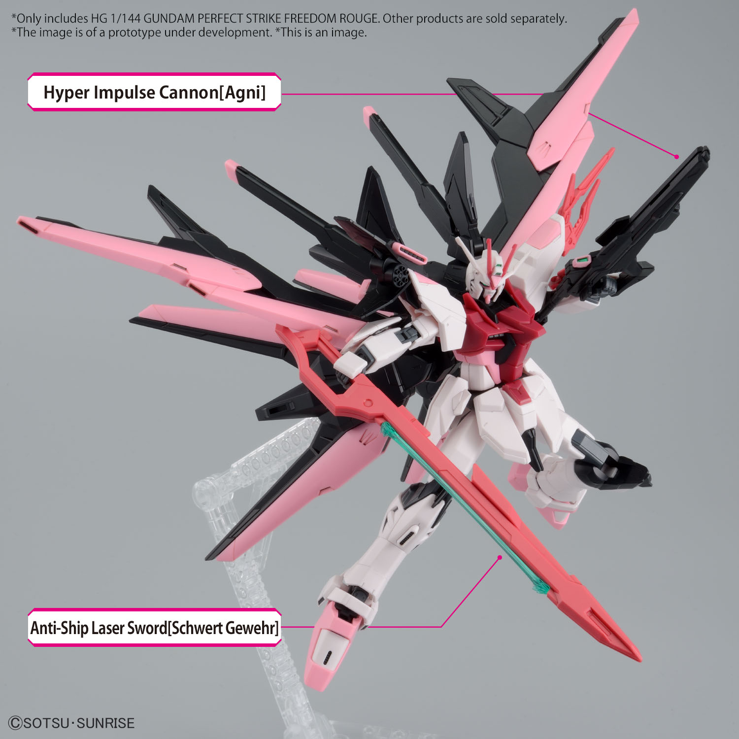 HG 1/144 GUNDAM PERFECT STRIKE FREEDOM ROUGE - Image 9